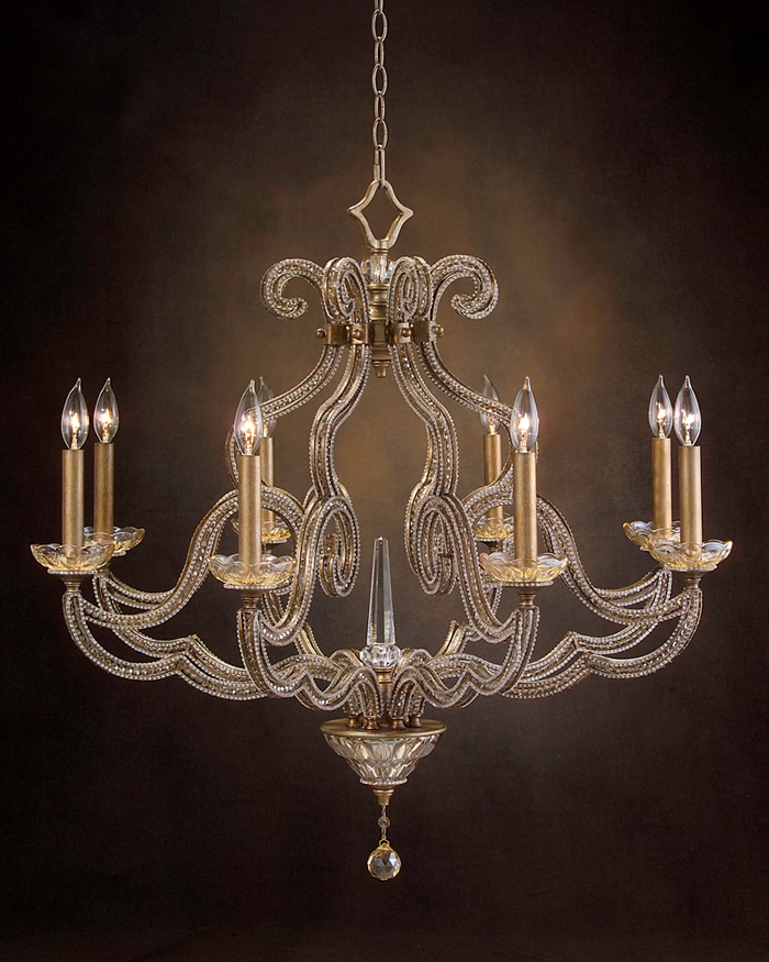 John Richard 8 Light Chandelier AJC8680